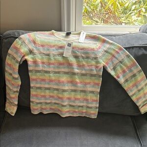 Colorful Striped Women's Sweater